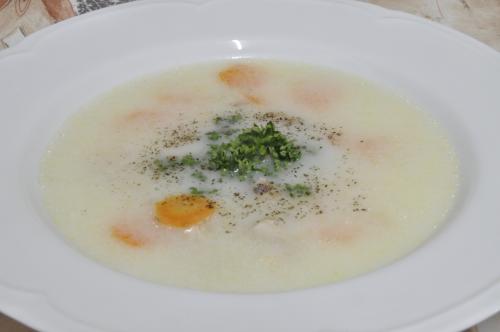 Jak uvařit mléčná kuřecí polévka? Snadné recept, připravený za 30 - 45 minut